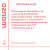 Oznam: odstávka vody na Dénešovej a Cottbuskej ulici